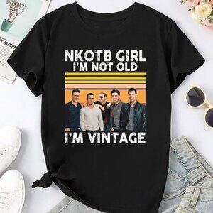 NKOTB T-Shirt Girl Im Not Old Im Vintage New Kids Tour 2024 Fan Graphic 92